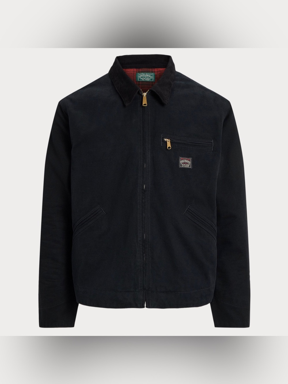 Polo Ralph Lauren Country Canvas Jacket - Corduroy Collar - Mens Sizes